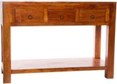 Eettafel - console table solid wood acacia 110x44x77 30 -