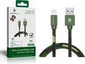 iPhone Oplaadkabel 2.4A | USB to LIGHTNING 2.4A | 1 meter | Militairprint
