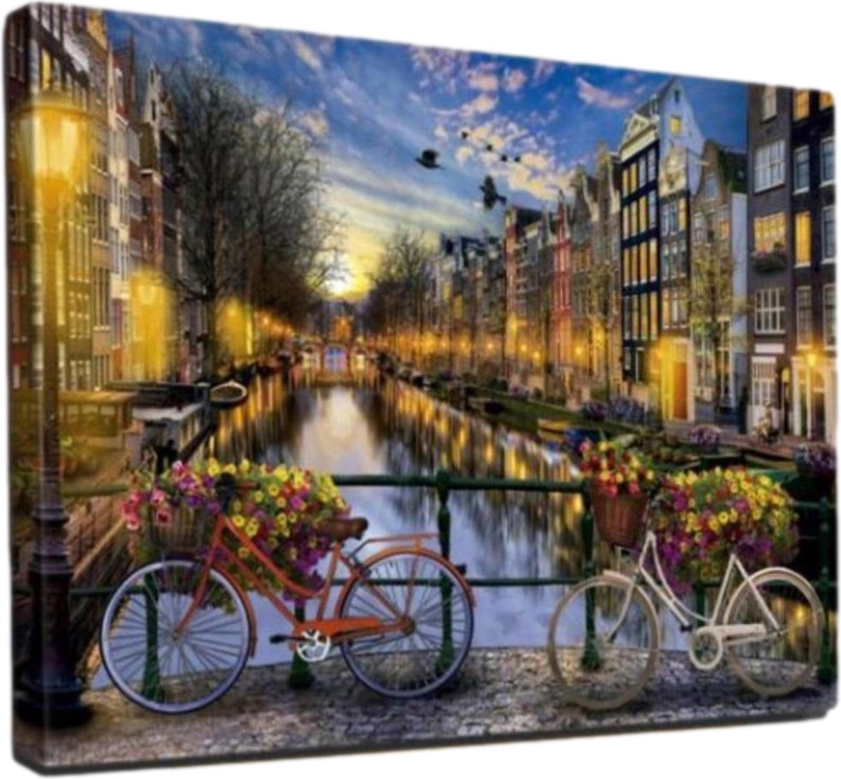 Schilderen op nummer met Frame voor Volwassenen - Amsterdam - 40x50 cm