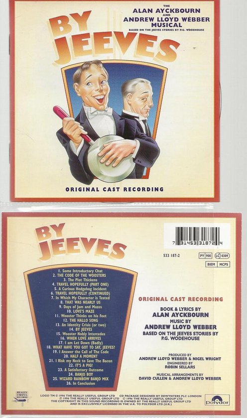 By Jeeves -The Alan Ayckbourn and Andrew Lloyd Webber Musical