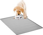 Winkrs |   Siliconen Placemat XL voor Voerbak van Hond of Kat - Waterdichte grote Placemat voor Voer Huisdieren - Wasbaar - 40x60cm