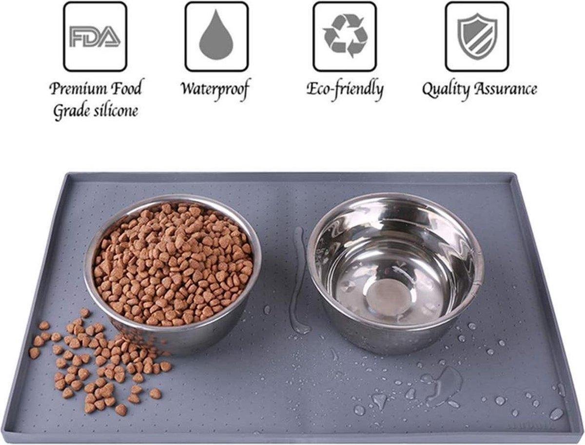 Hondenvoer Mat, Siliconen Hond Kat Kom Mat, Anti Slip Huisdier Voer Mat Waterdichte Hond Placemat Hondenvoer Mat, Siliconen Hond Kat Kom Mat, Anti Slip Huisdier Voer Mat Waterdichte Hond Placemat