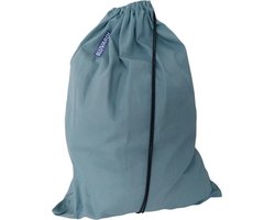 Katoenen waszak -XXL - met trekkoord - Old blue