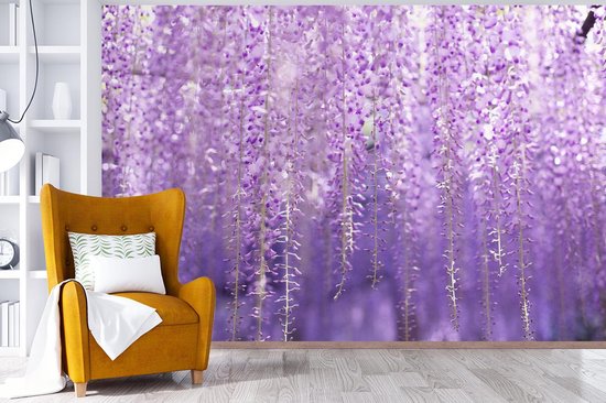 Papier fotobehang glycine fanée