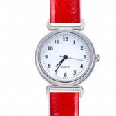 Horloge- Dames- Tiener- Eva-Lakbandje- Rood- 2.5 cm-Charme Bijoux