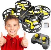 Drone voor kinderen - Mini Drone - Drone Kinderen - Drone voor Beginners - Drone zonder Camera - Drone Speelgoed - Drones - Geel