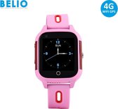 BELIO© - 4G - GPS Horloge kind - Smartwatch - Eigen Nederlandse APP - SOS Bellen - Videobellen - met Wifi - Waterdicht IP67 - Kinderhorloge - ProKids28 - Kleur Roze