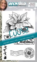 COOSA Crafts Clear stamp - A6 Xmas hugs 3