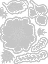 Sizzix Thinlits Snijmal - Pop-Up Pioen - 13 stuks