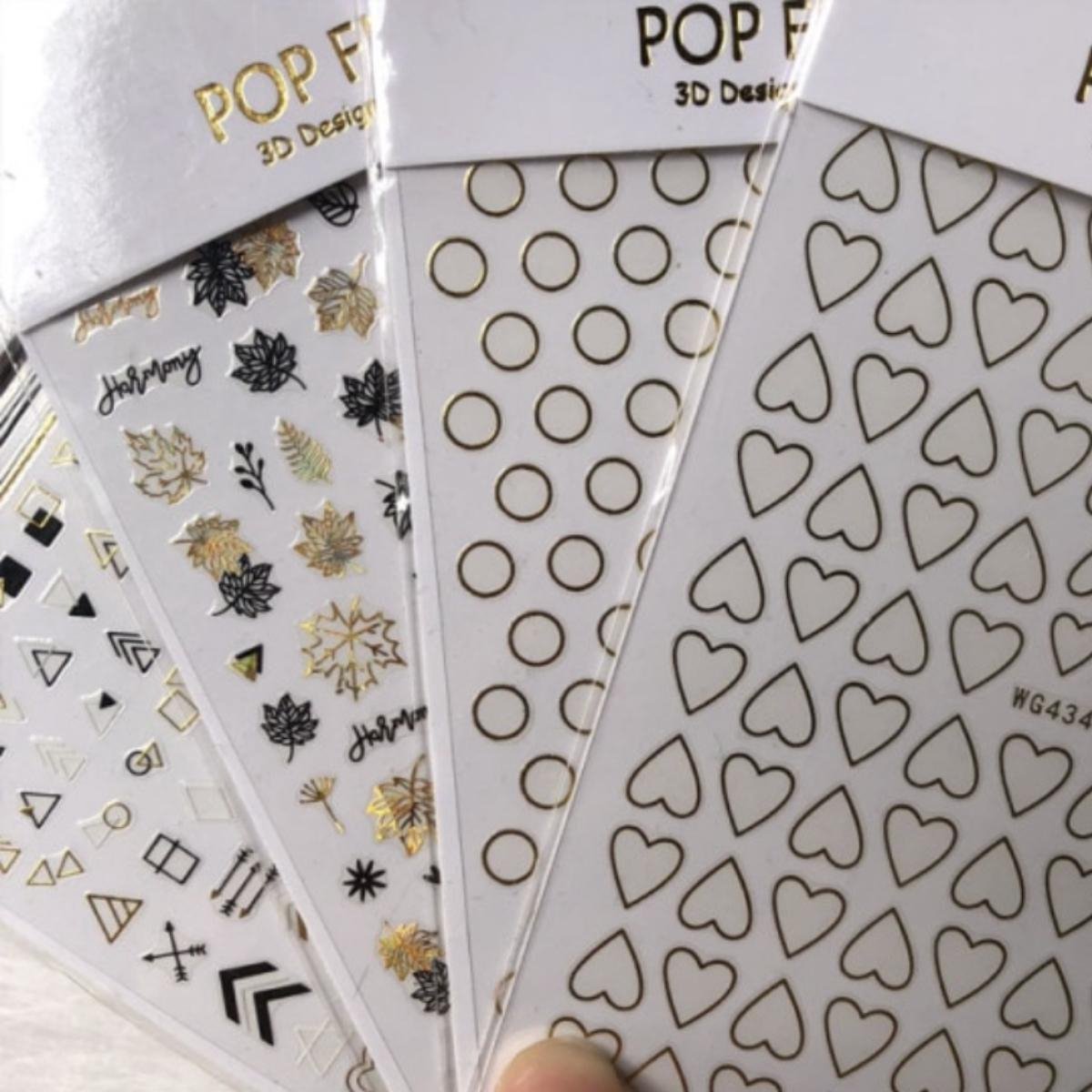 Goedkoopste GUAPÀ® Nagelstickers | Nagel Stickers Kerst | Nail Art 3D Stickers | Nagelstickers Kinderen | Nagel Stempel | 4 Nagelstickers Velletjes