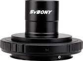 Svbony -SV124 telescoopcamera - T-adapter en T2 T-ringadapter - 0,965" aluminium - Geschikt voor Nikon spiegelreflexcamera's