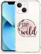 Telefoonhoesje  iPhone 13 mini Telefoontas met transparante rand Boho Stay Wild