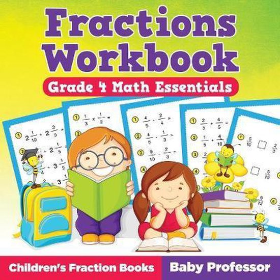 Fractions Workbook Grade 4 Math Essentials - cover