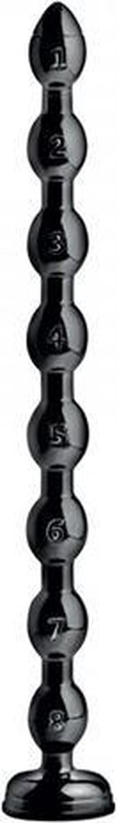 XR Brands - Hosed - 1.5" Beaded Hose -19" Long - Black