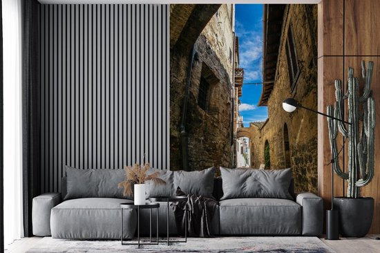 Papier Peint - Papier peint photo La Vieille Ville de San Gimignano en Italie - Largeur 160 cm x Hauteur 240 cm
