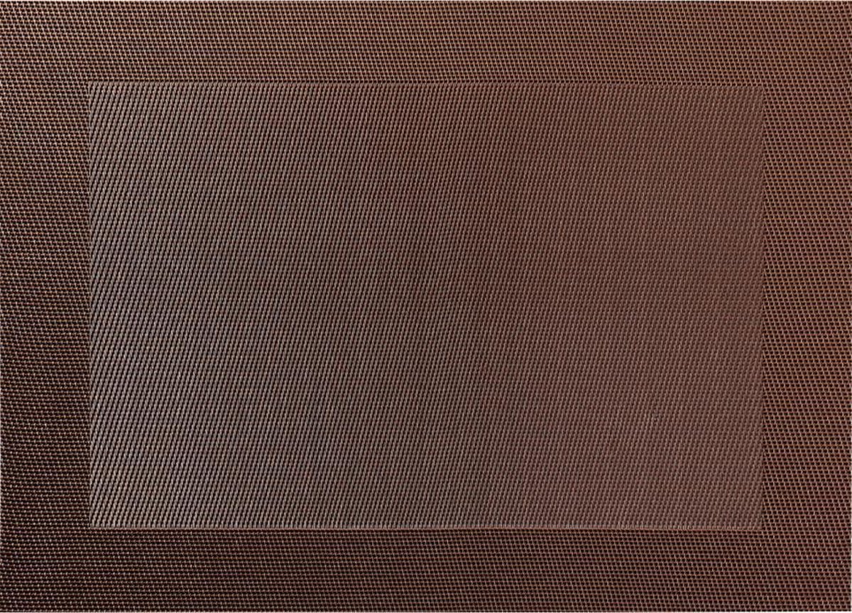 ASA Selection Geweven Rand Placemat - 33 x 46 cm - Bruin