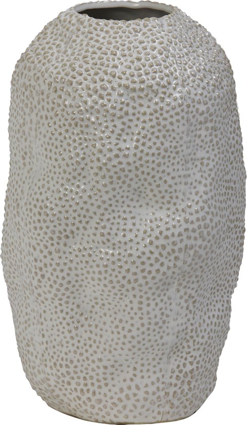 Vase diamètre 15 x 31 cm Céramique Odyssée crème Light & Living