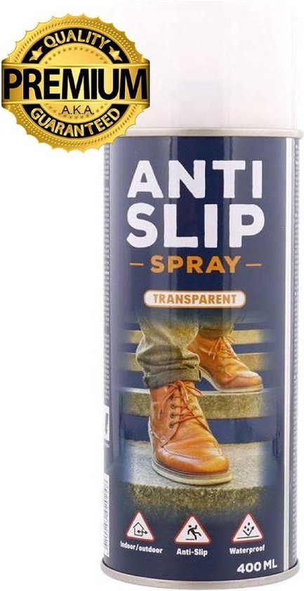 Anti slip spray | 2 stuks | Transparant | Binnen en Buiten | Watervast | Antislip 2 x 400ml