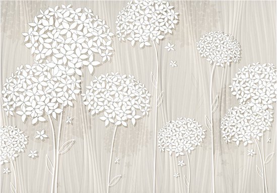 Papier fotobehang autocollant - Fleurs élégantes, Premium Print