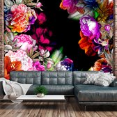 Zelfklevend fotobehang -  Warme Kleuren van de Zomer , Bloemen  , Premium Print