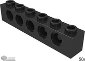 LEGO 3894 Zwart 50 stuks