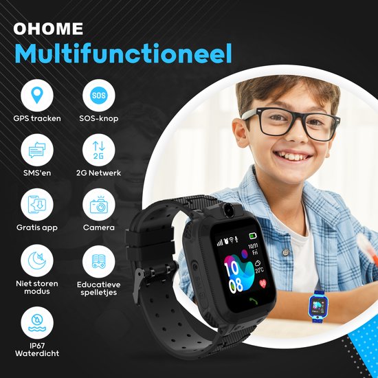 Ordinateur d'apprentissage OHOME® - Montre GPS pour enfants - 4G