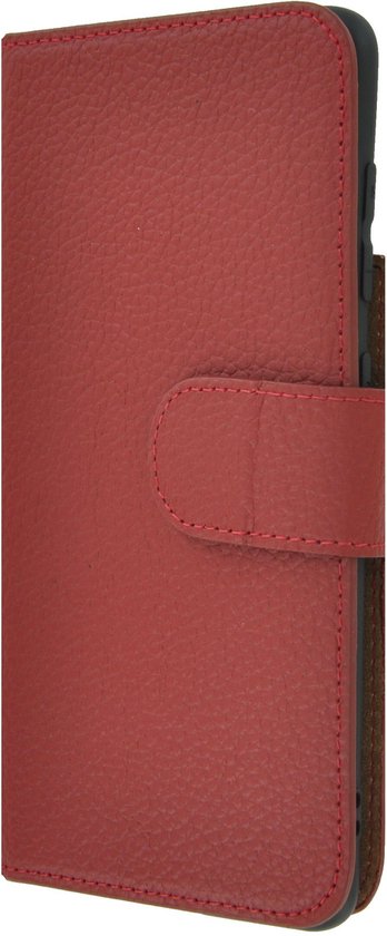 Etui Xiaomi Mi 10T 5G - Bookcase - Etui portefeuille Etui portefeuille en cuir véritable Rouge