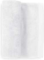 2x Premium Katoen Badhanddoeken Wit | 60x110 | 650 gr/m2 Europees Kwaliteit | Vochtabsorberend En Zacht