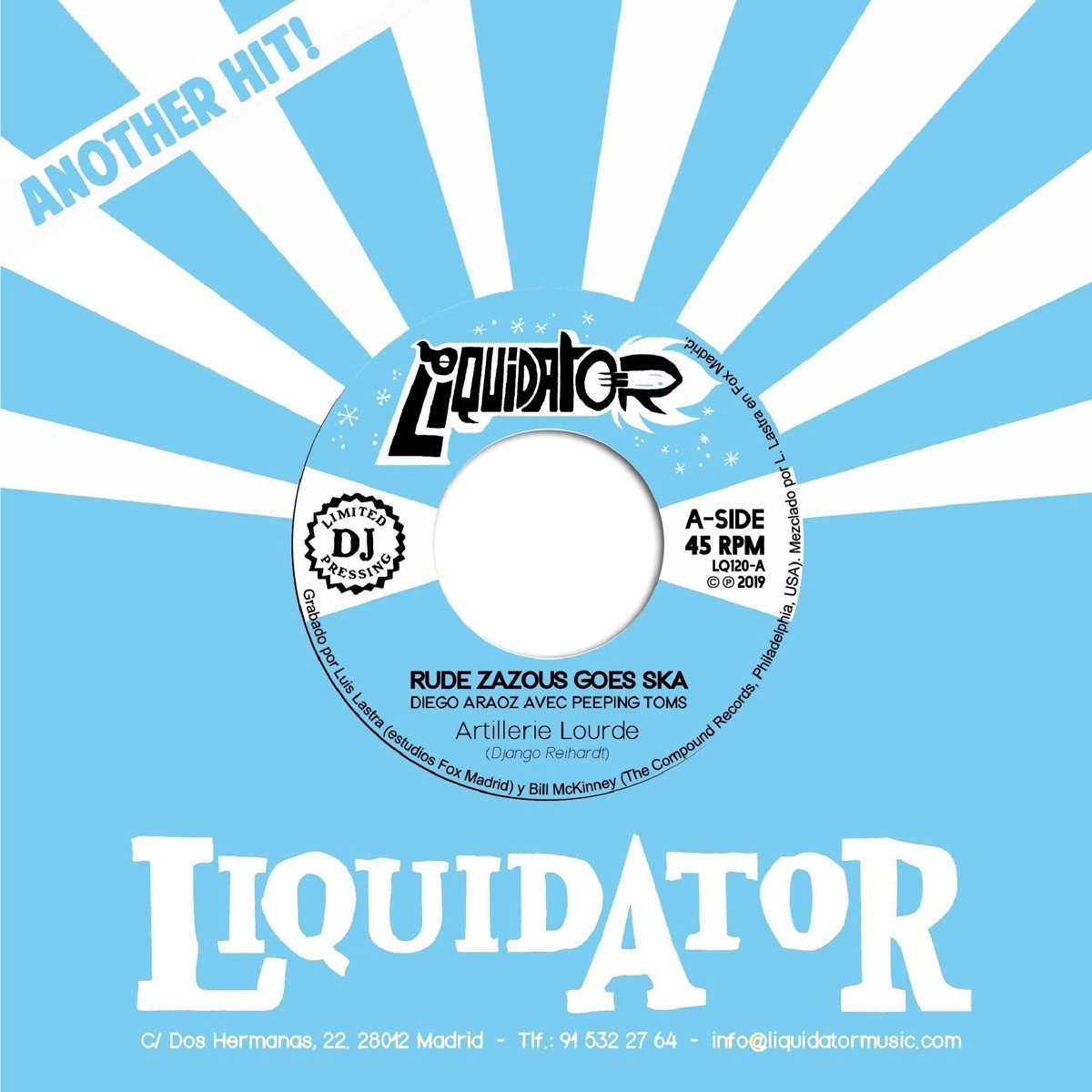 Peeping Toms - Artillerie Lourde (7" Single)