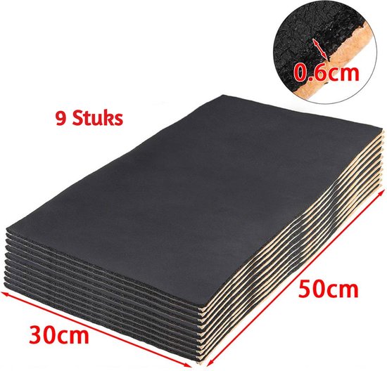24 stuks 30 x 30 x 5 cm akoestische schuimpanelen, afgeschuinde 9 bloktegels, geluidspanelen wiggen geluidsisolatie absorberend