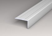 Aluminium trapprofiel zelfklevend - L-profiel - 15mm x 2,70m (Zilver/Grijs)