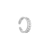 Michelle Bijoux Ring (Sieraad) Ring Dubbele Chain One Size JE12117