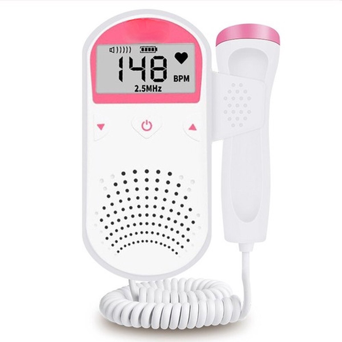 A-Life Baby Foon Doppler - Hartmonitor - Doppler - Echo Apparaat - Doppler gel - Echo Baby - Doppler Baby - Wit