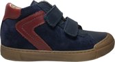 Naturino mt 29 lederen bumper velcro's hoge sneakers navy bordo Heist