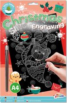 XMAS Scratch Art A4 Silver | Sint-tip | Kerst-tip | Cadeau-tip