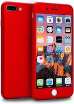 iPhone 7 plus 360 graden hoesjes - Rood