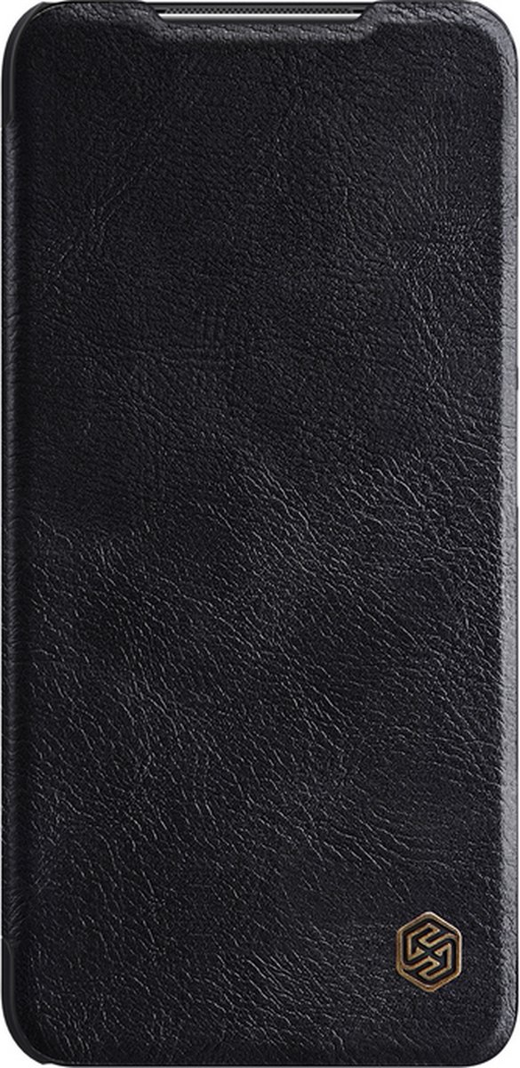 Nillkin Qin PU Leather Book Case voor Xiaomi Poco M3 - Zwart