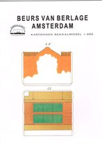 bouwplaat Beurs van Berlage te Amsterdam, schaal 1/400