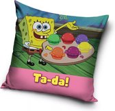 SpongeBob SquarePants Ta-da! Sierkussens - Kussen - 40 x 40 inclusief vulling - Kussen van Polyester - KledingDroom®