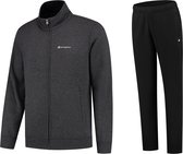 Champion Legacy Full Zip Joggingpak  Trainingspak - Maat XXL  - Mannen - grijs - zwart