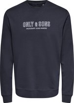 ONLY & SONS ONSDIRK LOGO CREW NECK SWEAT CS Heren Trui - Maat XXL