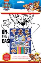 NICKELODEON - paw patrol kleurboek met kleurpotloden en stickers - kleurplaten