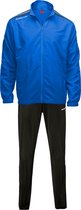 Masita | Trainingspakken Heren - Comfortabel Duurzaam 100% polyester - Trainingsjack & Broek Combinatie - Presentatiepak Striker - ROYAL BLUE/BLAC - L