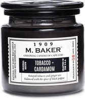 Colonial Candle - M. Baker Tobacco Cardamom - Kardamom, Gember, Zwarte Peper, Kaneel, Nootmuskaat Grijs