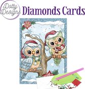 Dotty Designs Cards – Christmas Owls - diamond painting