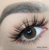 Comfortabele kleurlenzen | Fairy Brown - Jaarlenzen - inclusief lenzenhouder