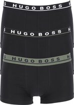 HUGO BOSS trunk (3-pack) - zwart met gekleurde tailleband -  Maat: S