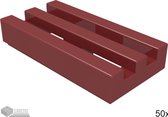 LEGO 2412b Donkerrood 50 stuks