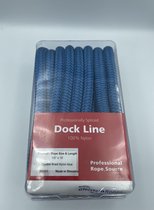 Landvast - dock line - boot touw - blauw - 1,27 cm x 410 cm - dubbeldraad nylon