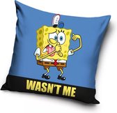 SpongeBob Wasn't Me Sierkussens - Kussen - 40 x 40 inclusief vulling - Kussen van Polyester - KledingDroom®